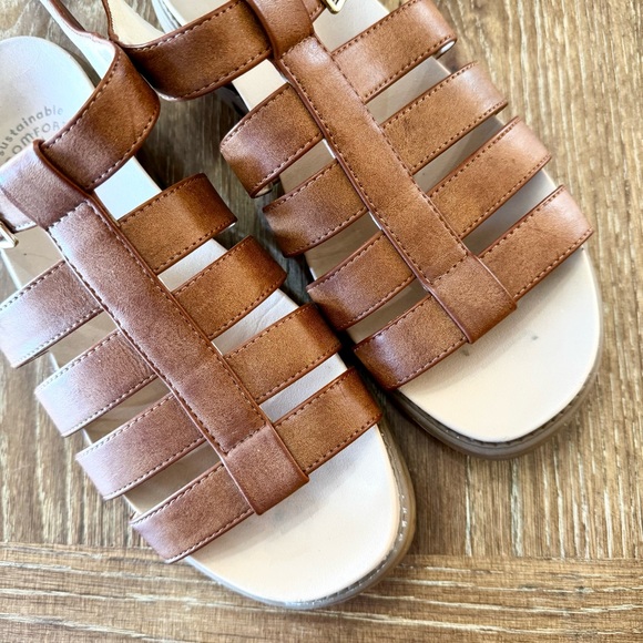 Dr. Scholl’s A OK fisherman sandals honeybrown 8.5M - Picture 4 of 10